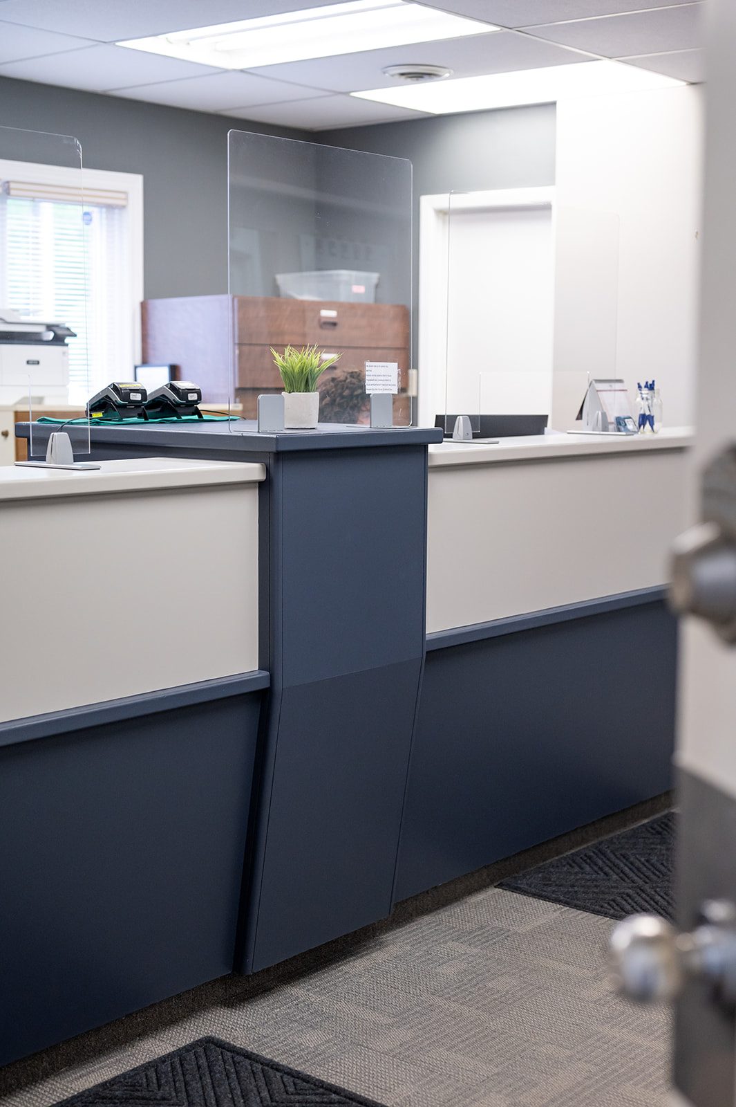 The front desk at Dearness Family Dentistry